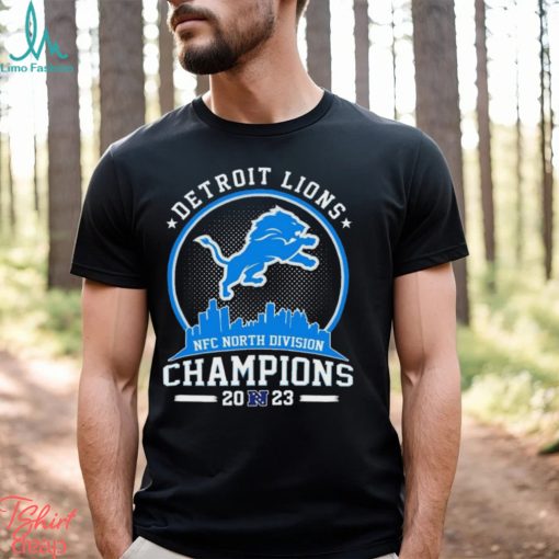 Lions Football City Logo NFC North Division Champions 2023 Shirt