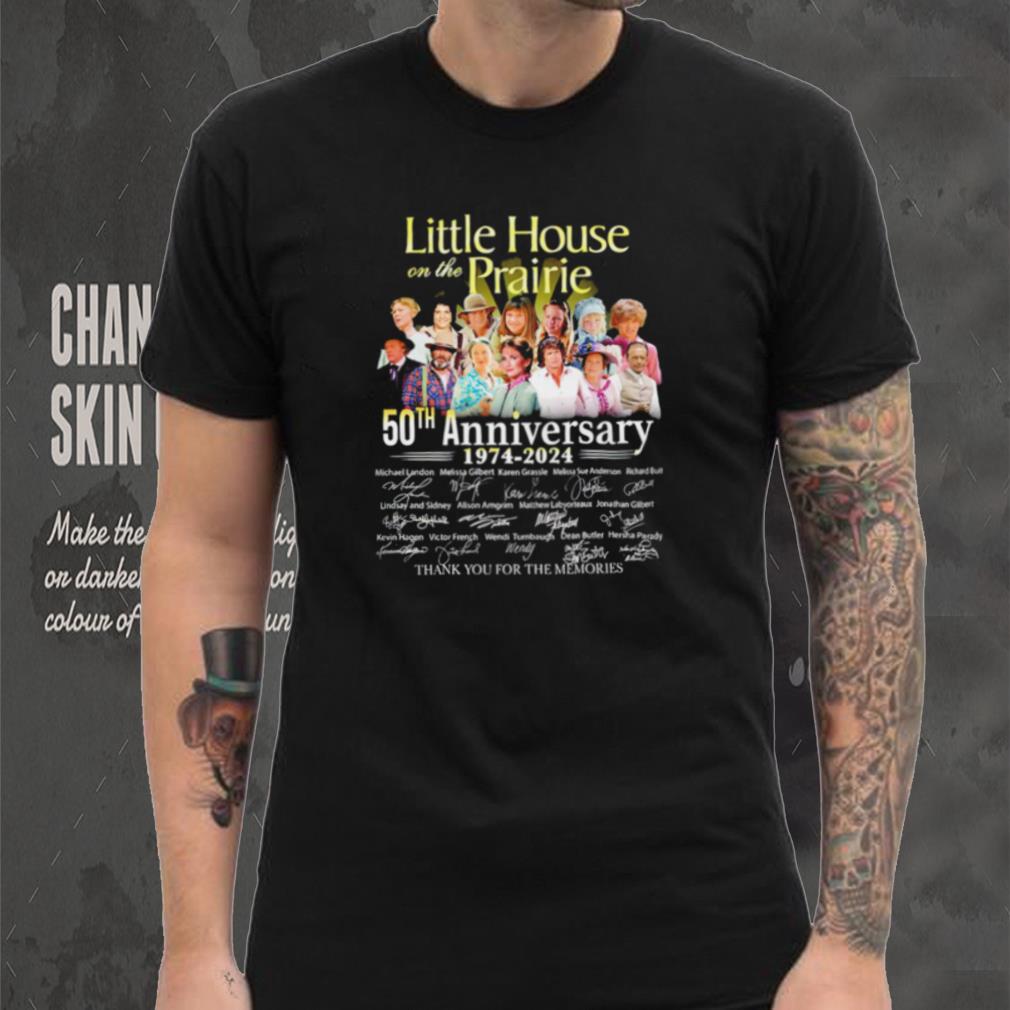 Little House on the Prairie 1974 2024 thank you for the memories signatures shirt Little House on the Prairie 1974 2024 thank you for the memories signatures shirt