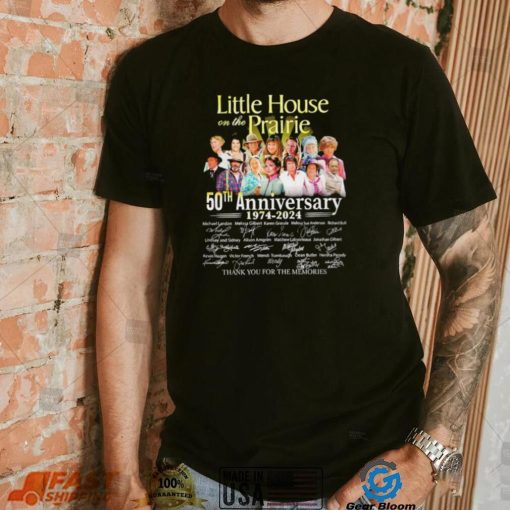 Little House on the Prairie 1974 2024 thank you for the memories signatures shirt