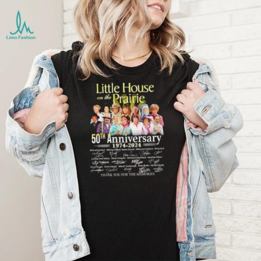 Little House on the Prairie 1974 2024 thank you for the memories signatures shirt