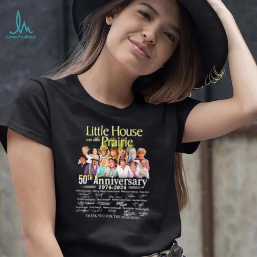 Little House on the Prairie 1974 2024 thank you for the memories signatures shirt
