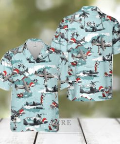 Lockheed Martin C 130J Super Hercules Christmas Hawaiian Shirt