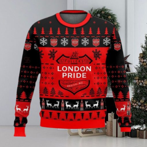 London Pride Beer Ugly Sweater Christmas 3D Printed