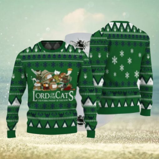 Lord Of Cats Xmas Ugly Christmas Sweater Xmas Christmas Gift Vacation Sweatshirt