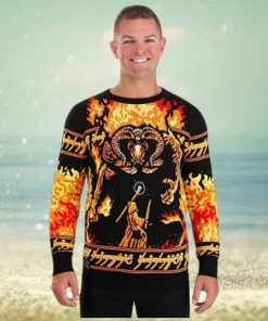 Lord of The Rings Adult You Shall Not Pass Ugly Sweater