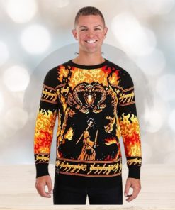 Lord of The Rings Adult You Shall Not Pass Ugly Sweater