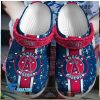 Personalized Baseball MLB Atlanta Braves Cow Animal Print Crocs Shoes