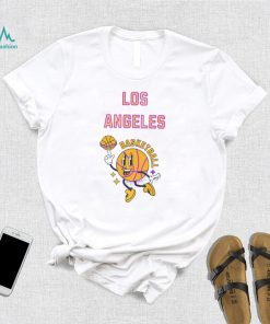 Los Angeles Basketball Vintage Retro Classic Graphic T Shirt