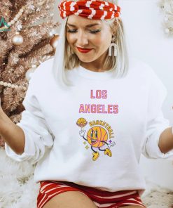 Los Angeles Basketball Vintage Retro Classic Graphic T Shirt