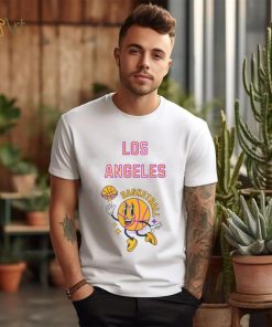 Los Angeles Basketball Vintage Retro Classic Graphic T Shirt