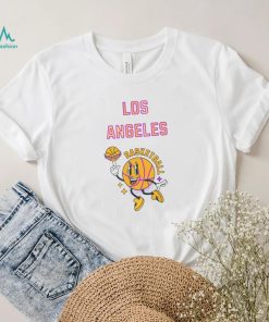 Los Angeles Basketball Vintage Retro Classic Graphic T Shirt