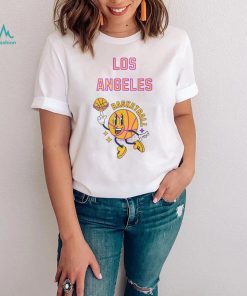 Los Angeles Basketball Vintage Retro Classic Graphic T Shirt