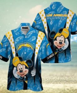 Los Angeles Chargers Mickey Mouse NFL Hawaiian Shirt