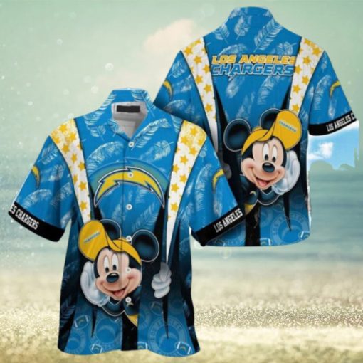 Los Angeles Chargers Mickey Mouse NFL Hawaiian Shirt