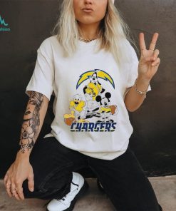 Los Angeles Chargers Mickey Pluto Donald Duck Disney shirt