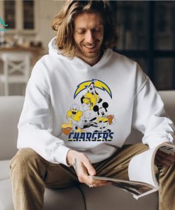 Los Angeles Chargers Mickey Pluto Donald Duck Disney shirt