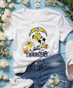 Los Angeles Chargers Mickey Pluto Donald Duck Disney shirt
