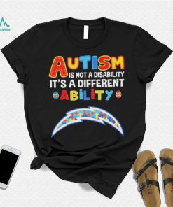 Los Angeles Chargers NFL Autism Is Not A Disability 2024 Shirt