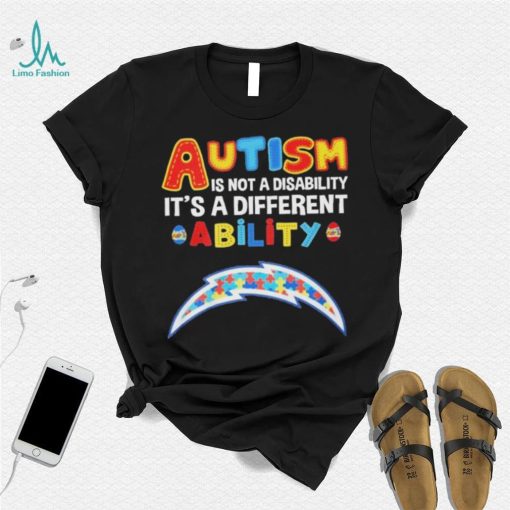 Los Angeles Chargers NFL Autism Is Not A Disability 2024 Shirt