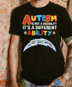 Los Angeles Chargers NFL Autism Is Not A Disability 2024 Shirt