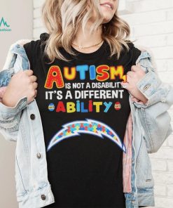 Los Angeles Chargers NFL Autism Is Not A Disability 2024 Shirt