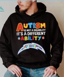 Los Angeles Chargers NFL Autism Is Not A Disability 2024 Shirt