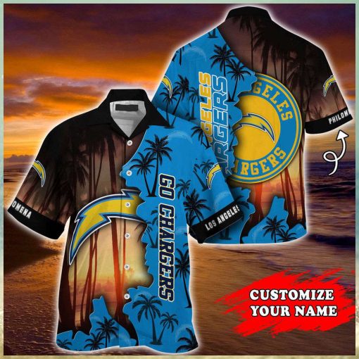 Los Angeles Chargers NFL Customized Summer Hawaii Shirt For Sports Enthusiasts