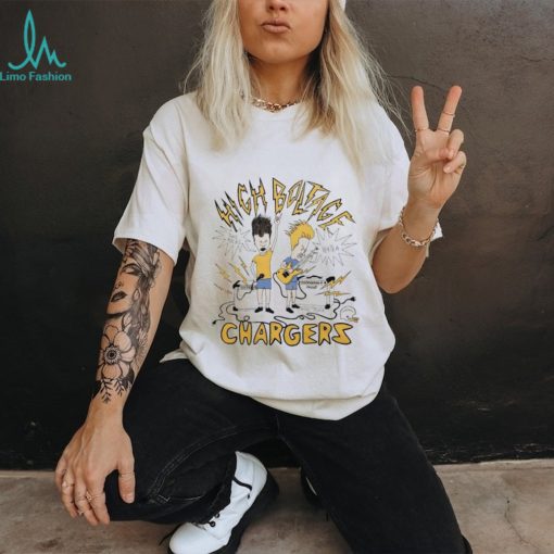 Los Angeles Chargers high boltage X Beavis And Butt Head this is rock shirt