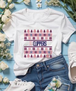 Los Angeles Clippers Holiday Christmas Tree T Shirt