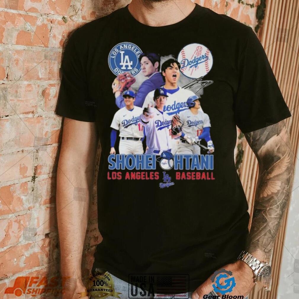 Los Angeles Dodgers Baseball 2023 Shohei Ohtani Signature Shirt Los Angeles Dodgers Baseball 2023 Shohei Ohtani Signature Shirt