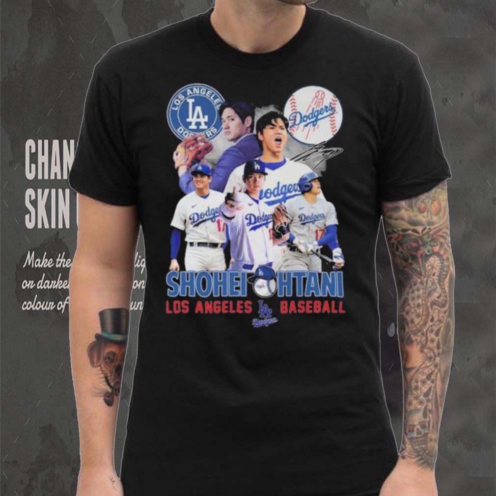 Los Angeles Dodgers Baseball 2023 Shohei Ohtani Signature Shirt Los Angeles Dodgers Baseball 2023 Shohei Ohtani Signature Shirt