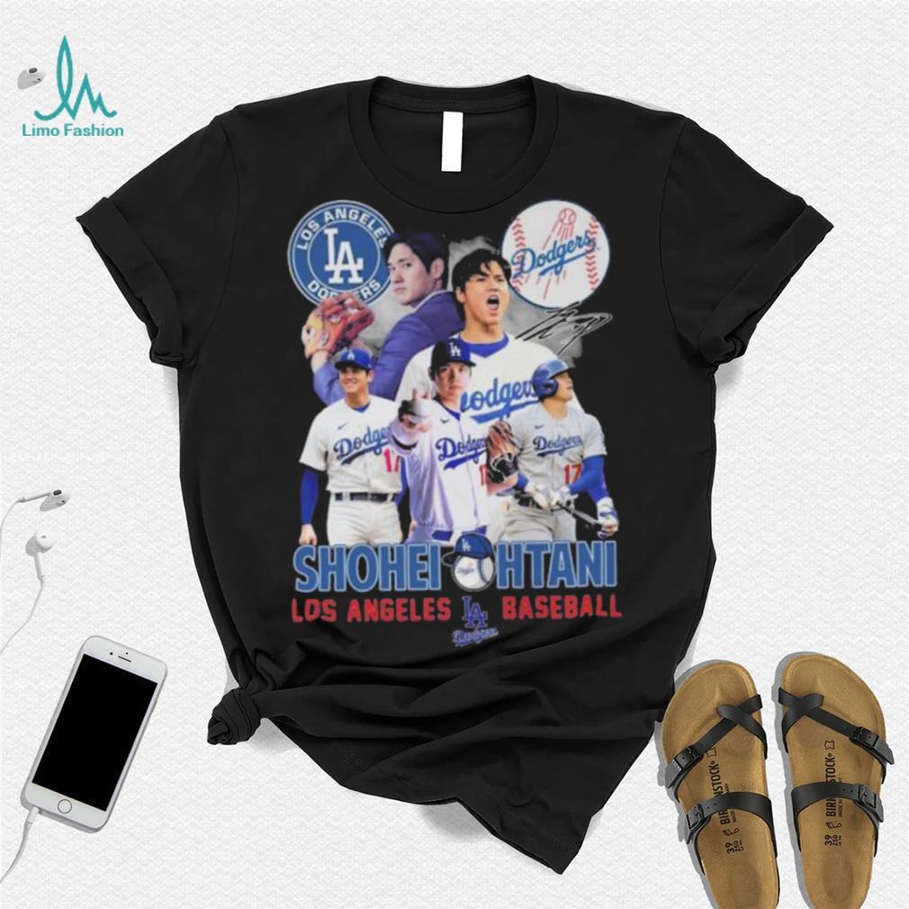 Los Angeles Dodgers Baseball 2023 Shohei Ohtani Signature Shirt Los Angeles Dodgers Baseball 2023 Shohei Ohtani Signature Shirt
