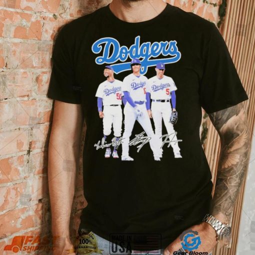 Los Angeles Dodgers Stars Mookie Betts Shohei Ohtani Freddie Freeman T Shirt
