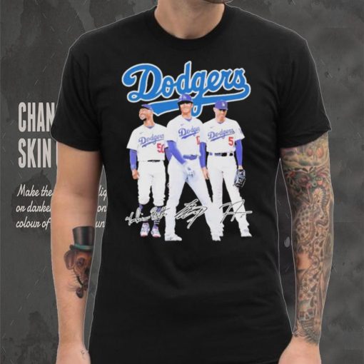 Los Angeles Dodgers Stars Mookie Betts Shohei Ohtani Freddie Freeman T Shirt