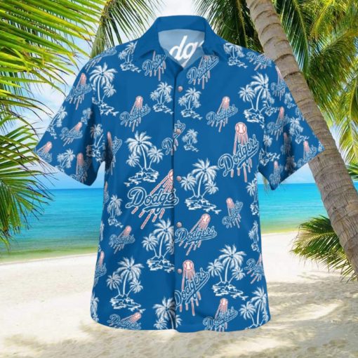 Los Angeles Dodgers Tropical Hawaiian Shirt For Men And Women Gift Summer Beach