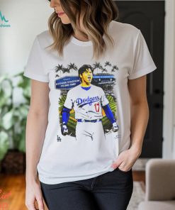 Los Angeles Dodgers basebal MLB Shohei Ohtani number 17 vintage retro shirt