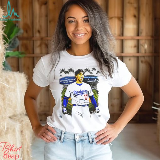 Los Angeles Dodgers basebal MLB Shohei Ohtani number 17 vintage retro shirt