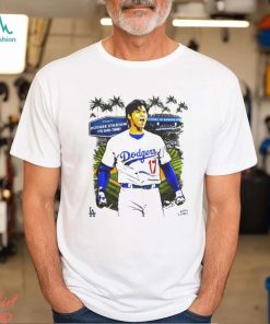 Los Angeles Dodgers basebal MLB Shohei Ohtani number 17 vintage retro shirt