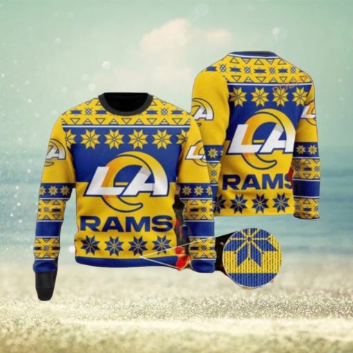 Los Angeles Football qeQ Family Ugly Christmas Sweater