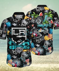 Los Angeles Kings NHL Hawaiian Shirt Sunningtime Aloha Shirt