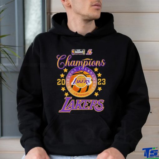 Los Angeles Lakers Champions 2023 NBA In Season Tournament Basketball Shirt