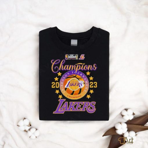 Los Angeles Lakers Champions 2023 NBA In Season Tournament Basketball Shirt