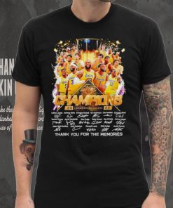 Los Angeles Lakers Champions 2023 thank you for the memories shirt