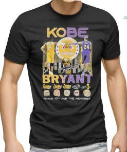 Los Angeles Lakers Champions Nba Finals Kobe Bryant Thank You For The Memories Signature Shirt