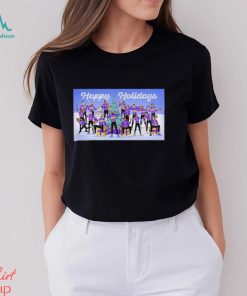 Los Angeles Lakers Family Happy Holidays Christmas 2023 Poster T Shirt