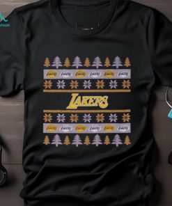 Los Angeles Lakers Holiday Christmas Tree T Shirt, hoodie, sweater, long sleeve and tank top Los Angeles Lakers Holiday Christmas Tree T Shirt