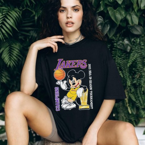 Los Angeles Lakers Mickey Mouse 2023 NBA In Season Tournament Champions shirt