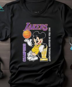 Los Angeles Lakers Mickey Mouse 2023 NBA In Season Tournament Champions shirt