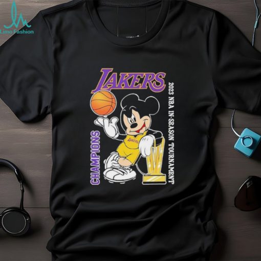 Los Angeles Lakers Mickey Mouse 2023 NBA In Season Tournament Champions shirt