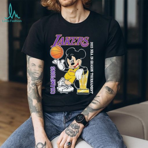 Los Angeles Lakers Mickey Mouse 2023 NBA In Season Tournament Champions shirt